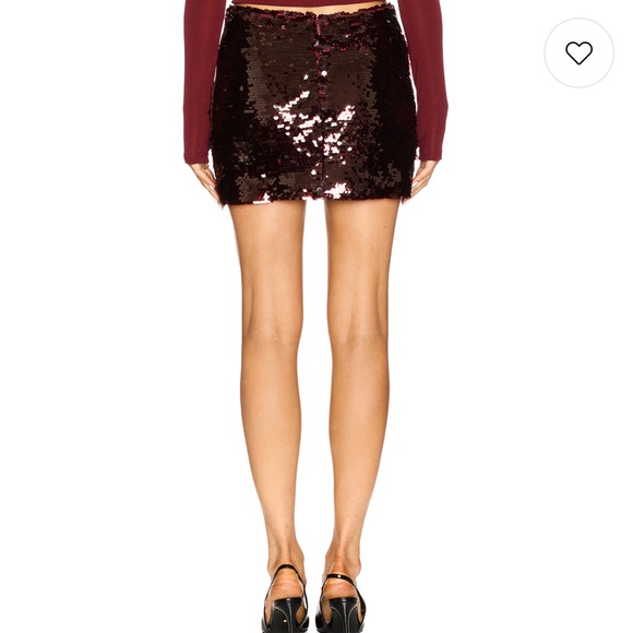 BY.DYLN Cherry Sequin Mini Skirt - Picture 4 of 4